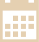 Kalendersymbol, beiger Hintergrund, weißes Raster.
