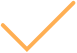 Orangefarbenes Häkchen-Symbol.