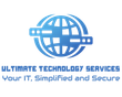 A logo for ultimate technology services your it simplified and secure