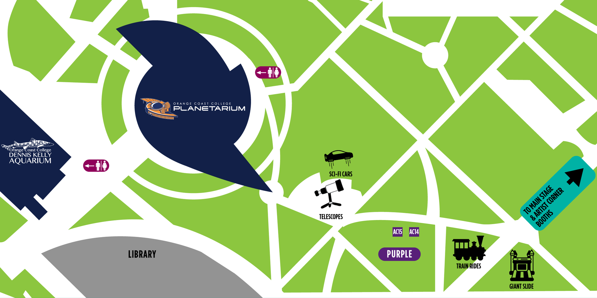Festival Planetarium Area Map preview.