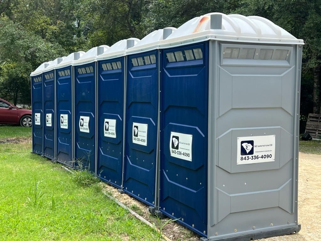 Portable Toilets and Hand Washing Station