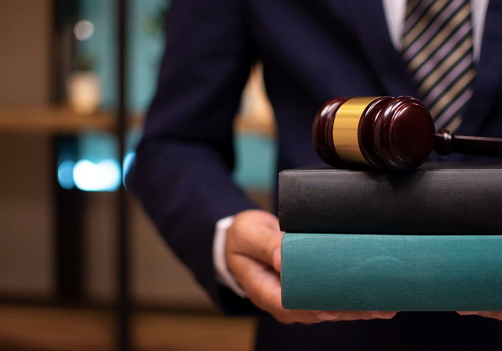 Lawyer Holding A Book And Gavel — South Elgin, IL — Ted Gross Law LLC Lawyer Holding A Book And Gavel — South Elgin, IL — Ted Gross Law LLC