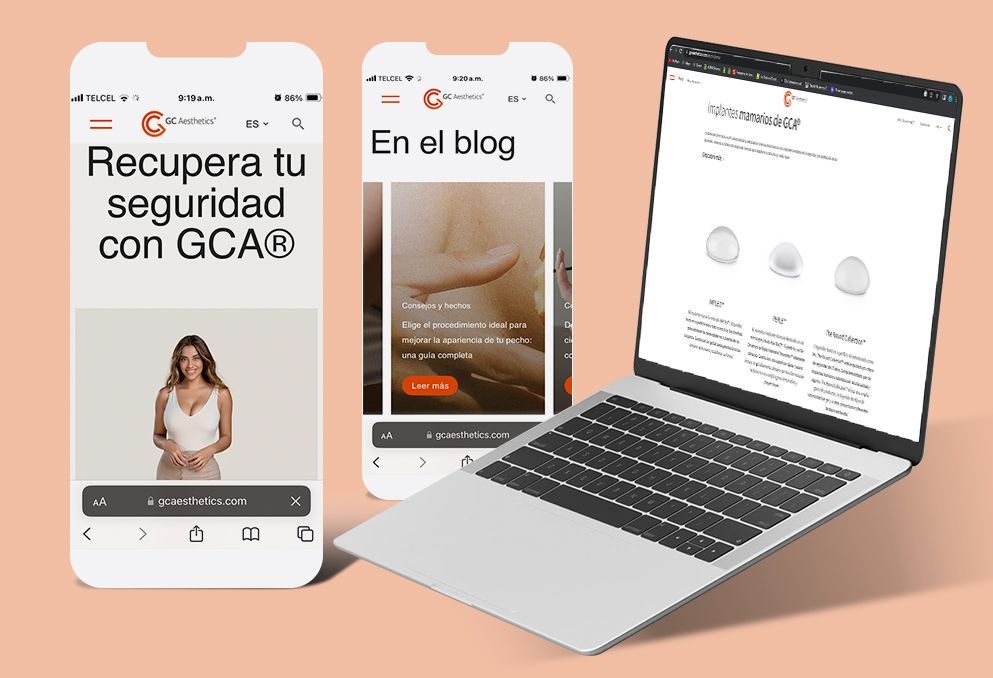 Agencia de Publicidad para industria medica y cirugía estética GC Aesthetics