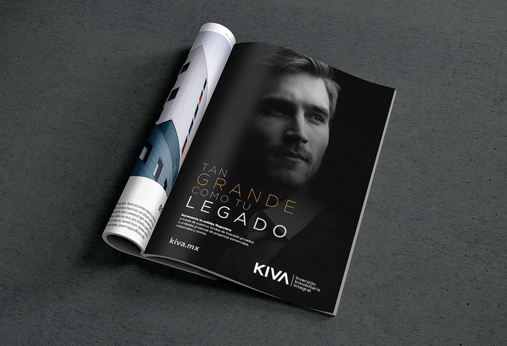 Agencia de Publicidad para industria Inversiones Bienes Raíces Kiva