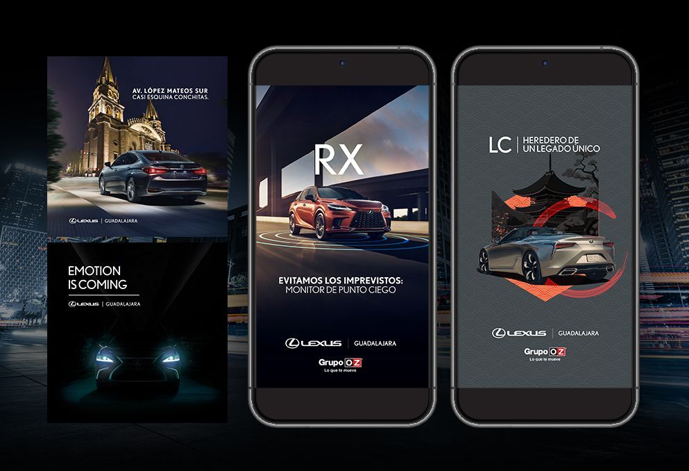 Agencia de Publicidad para industria Automotriz Lexus