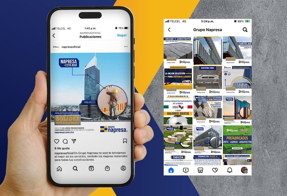 Agencia de Publicidad para industria de la Construcción - Napresa