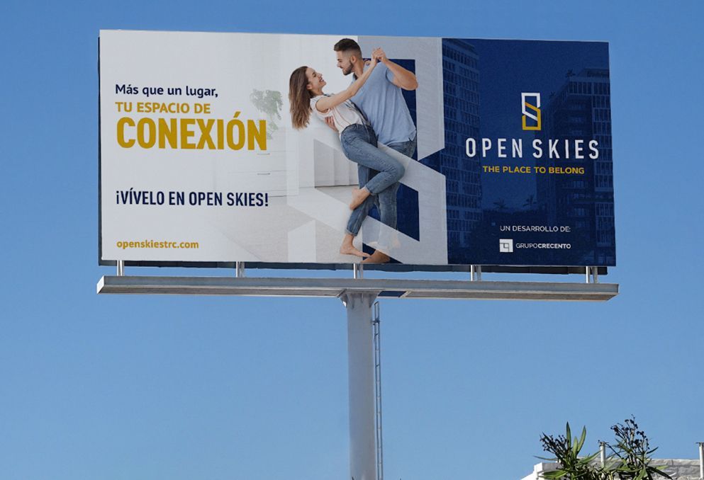 Portafolio de agencia de publicidad para industria Bienes Raíces.