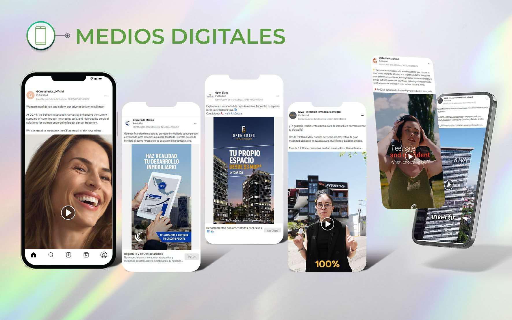 Portafolio Estrategia de Medios - Aura Comunicación
