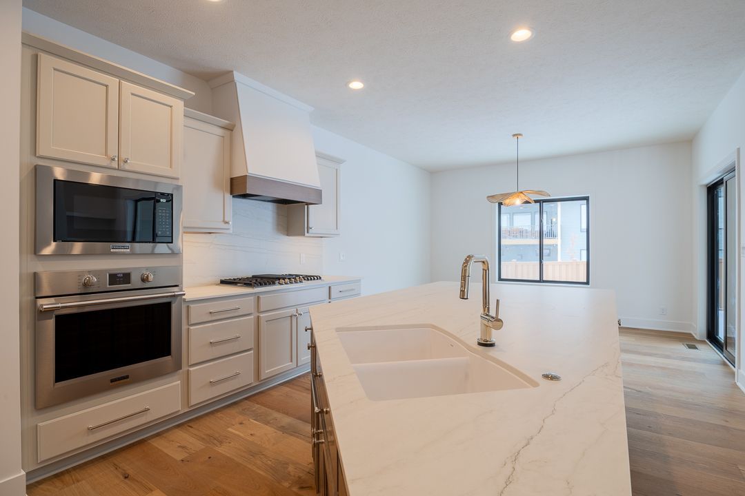 Modern Kitchen Interior View.