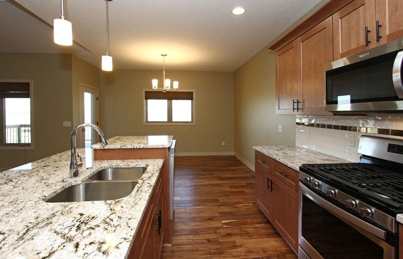 Modern Kitchen With Granite Countertops
