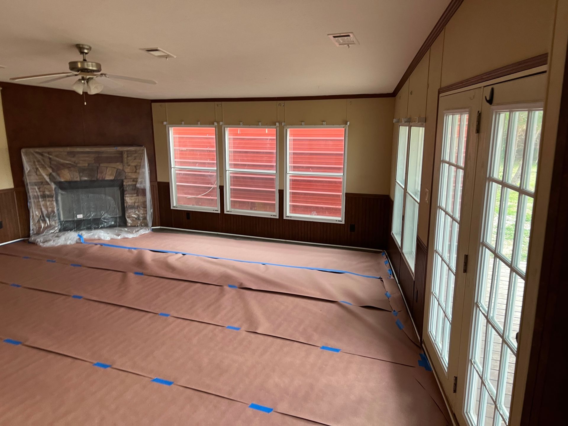 new floor remodel