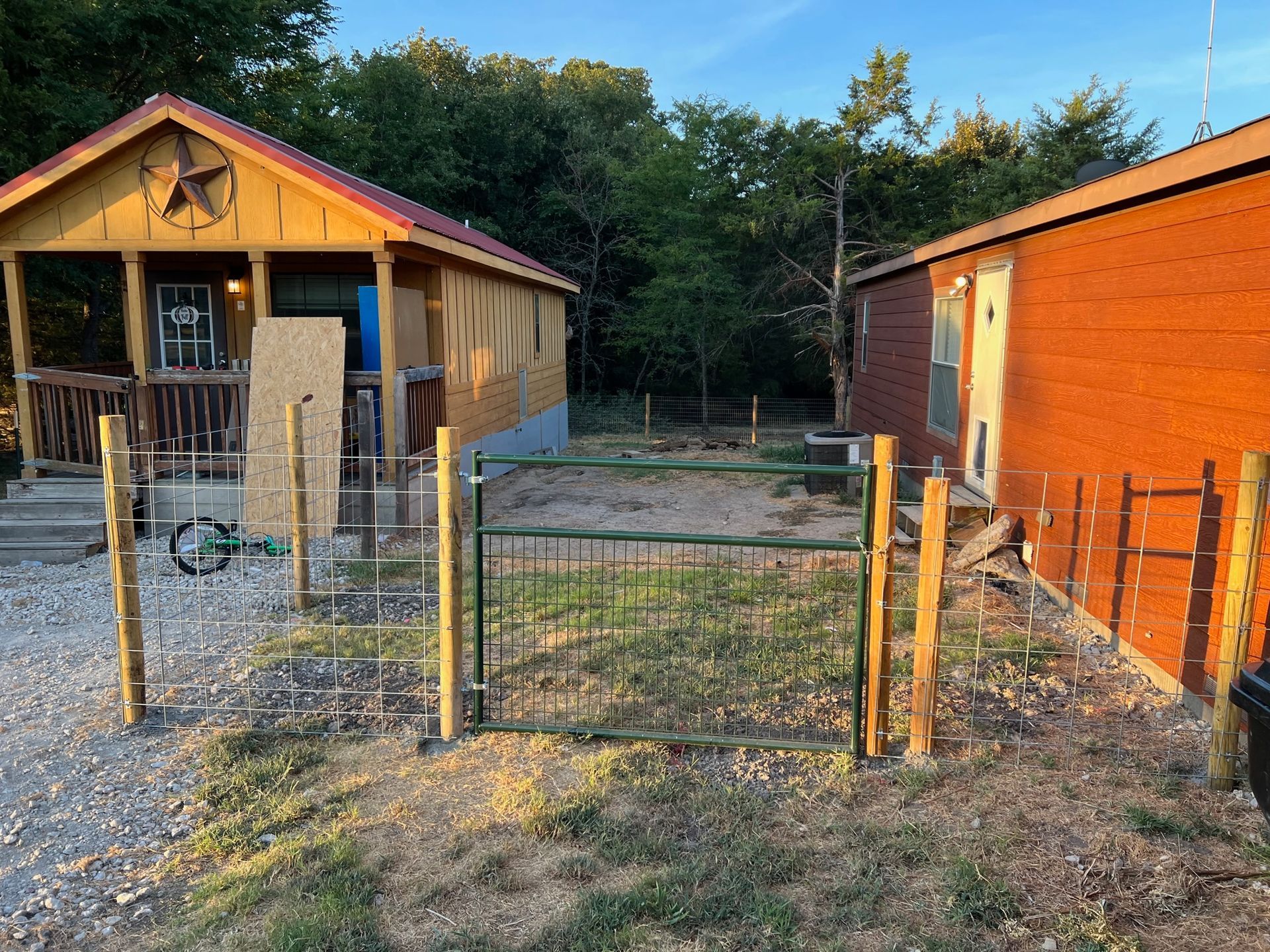 pro roofing and construction custom fence
