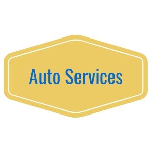 Yellow hexagon-shaped sign with white border, text 