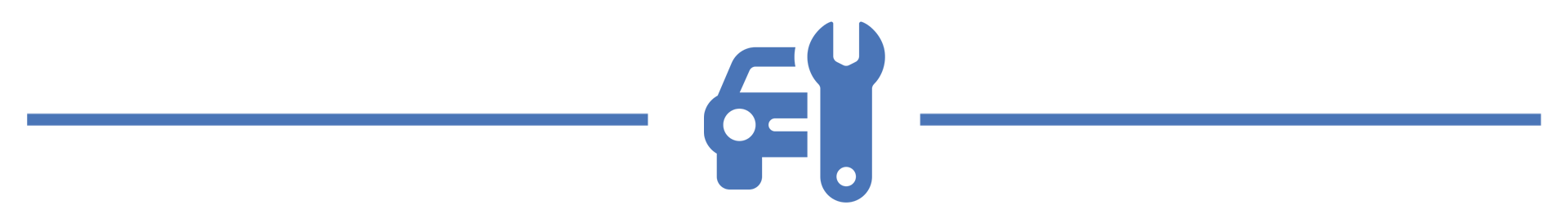 Line with a car icon and wrench, indicating a service or repair process.
