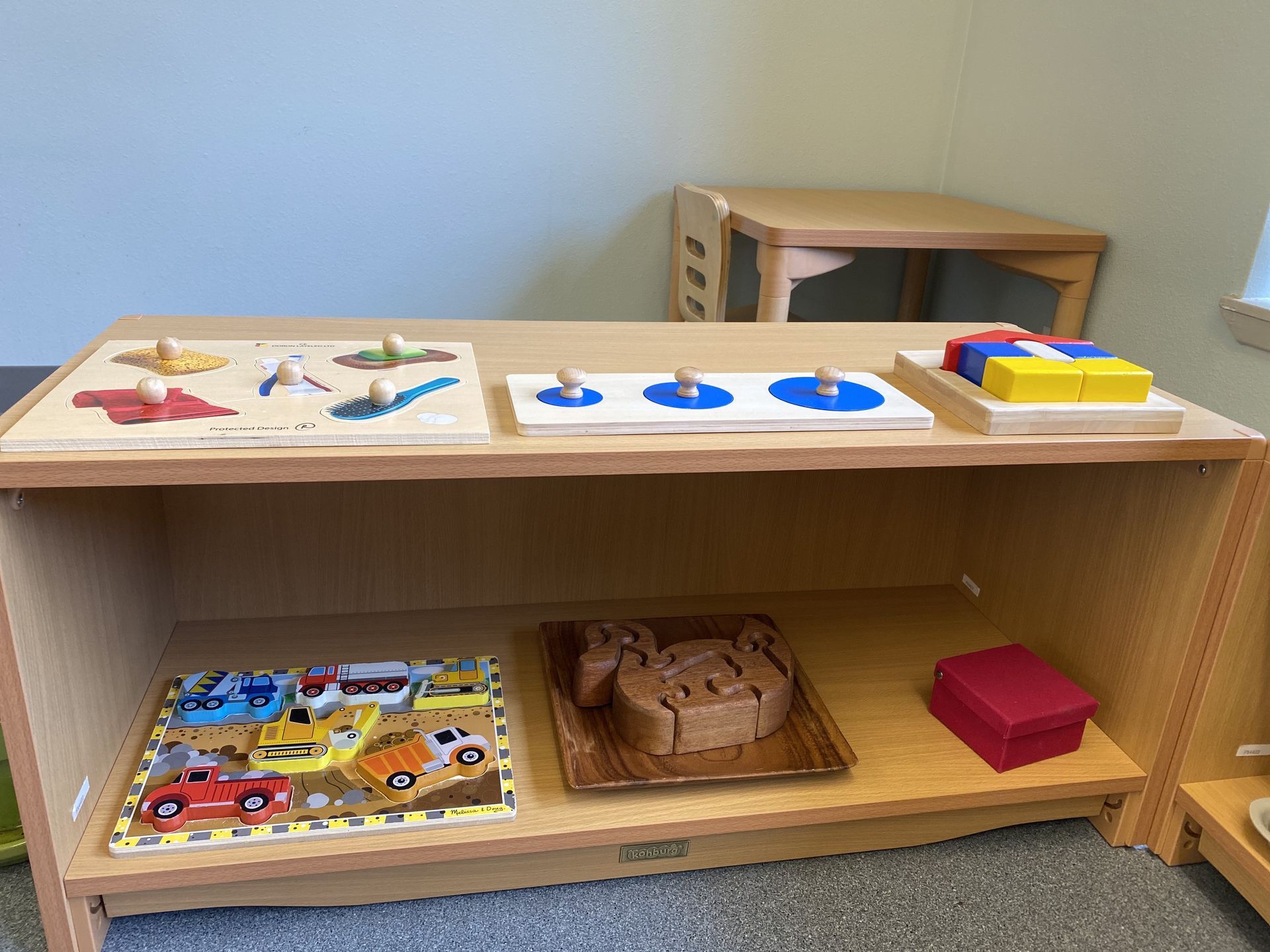 Bellevue Montessori School's playground view