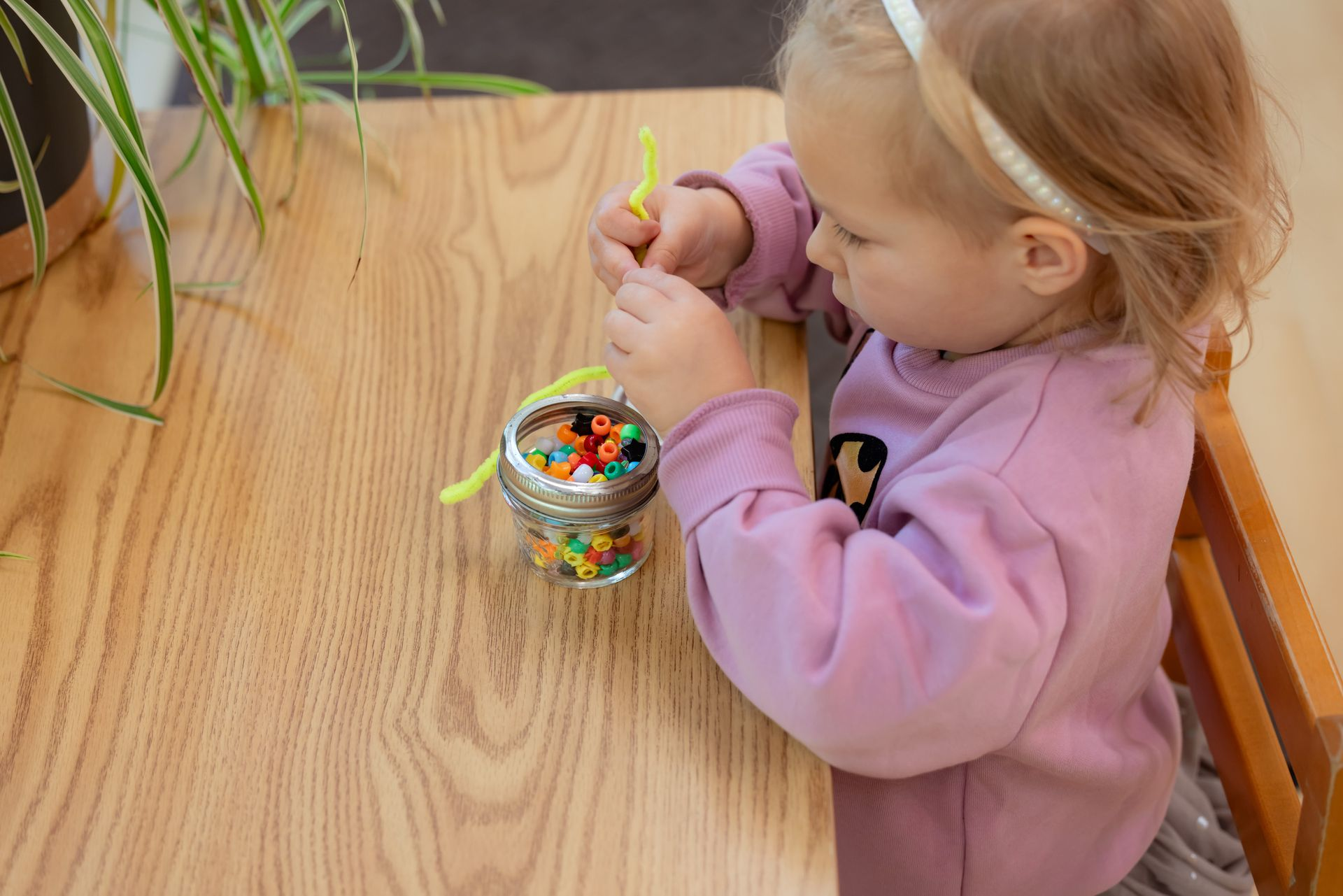 Montessori math beads material
