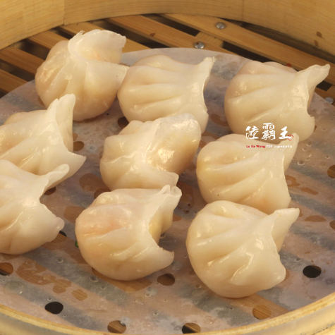 竹絲蝦餃 200g/盒(10入) 蒸點心 港式飲茶專用 清爽好吃推薦【陸霸王】