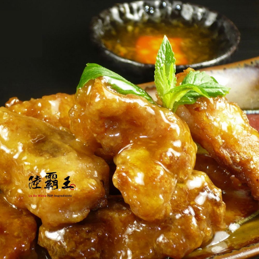 【買一送一】橙汁排骨_300g/包。共600g。橙汁口味/年菜首選【 陸霸王】