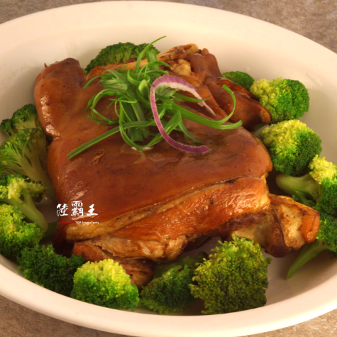 【閏月禮盒】脆皮元蹄 1500kg包 大豬腳/萬巒豬腳/豬腳禮盒 買就送3入手工日曬麵線 【陸霸王】