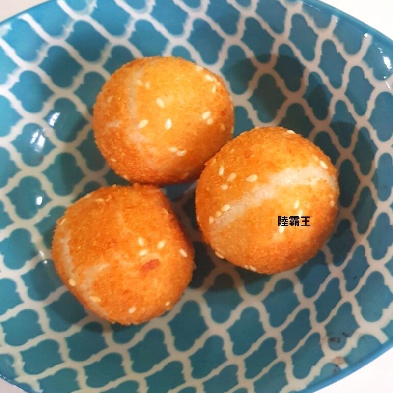 蛋黃芋丸12顆 甜點 年菜 下午茶【陸霸王】