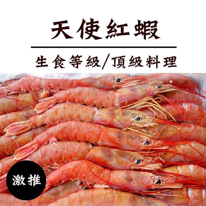 天使紅蝦-霸王級 業界最大規格 1kg生食等級 【陸霸王】