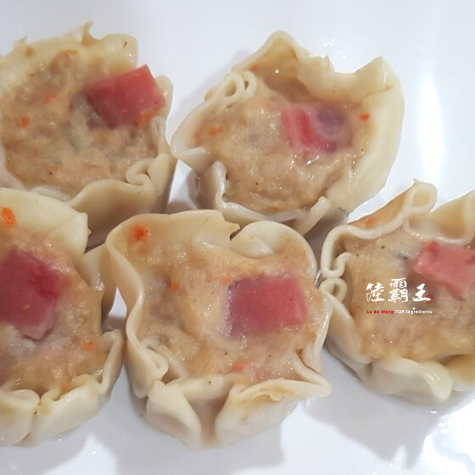 火腿燒賣 30入/盒 蒸的點心 港式飲茶專用【陸霸王】
