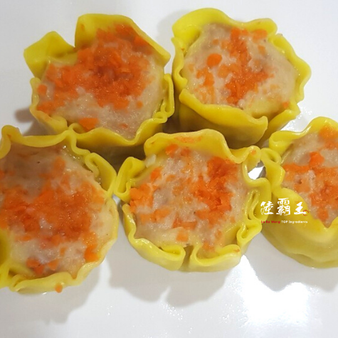 蟹黃燒賣 30入/盒 蒸的點心 港式飲茶專用燒賣【陸霸王】螃蟹
