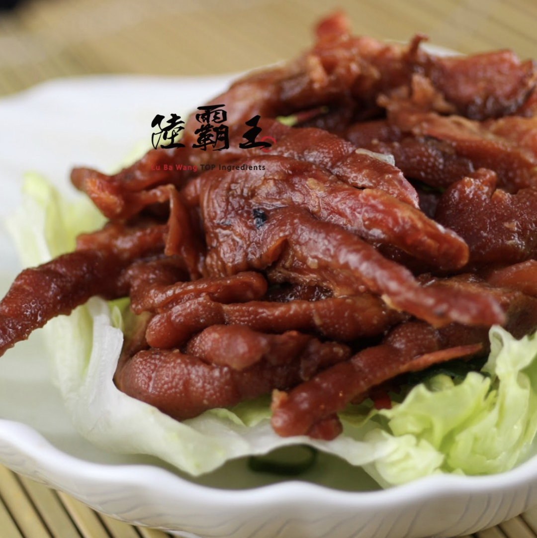 優惠組合/家庭包 -煙燻蠔油鳳爪(蒜香)200G/包 無骨鳳爪 滷味推薦【陸霸王】
