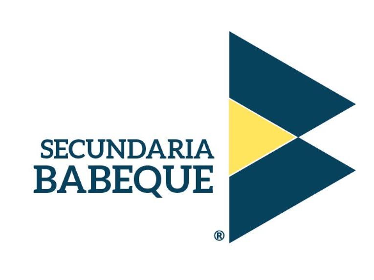 El logotipo azul y amarillo de