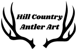 Logo: Deer head with antlers inside a circle,