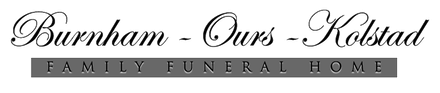 A black and white logo for a family funeral home