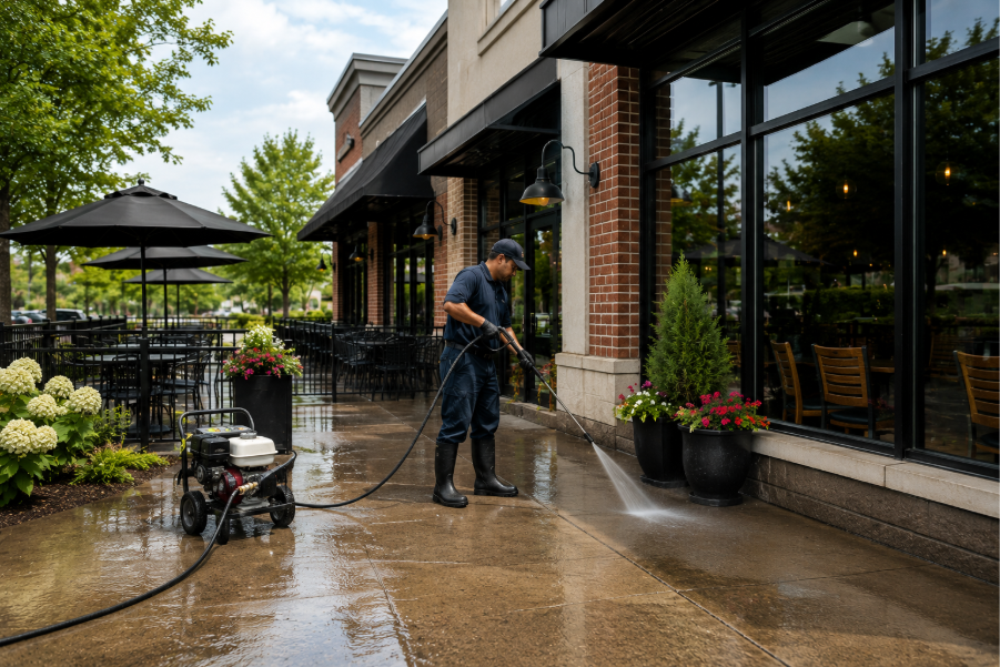  Restaurant Exterior Cleaning