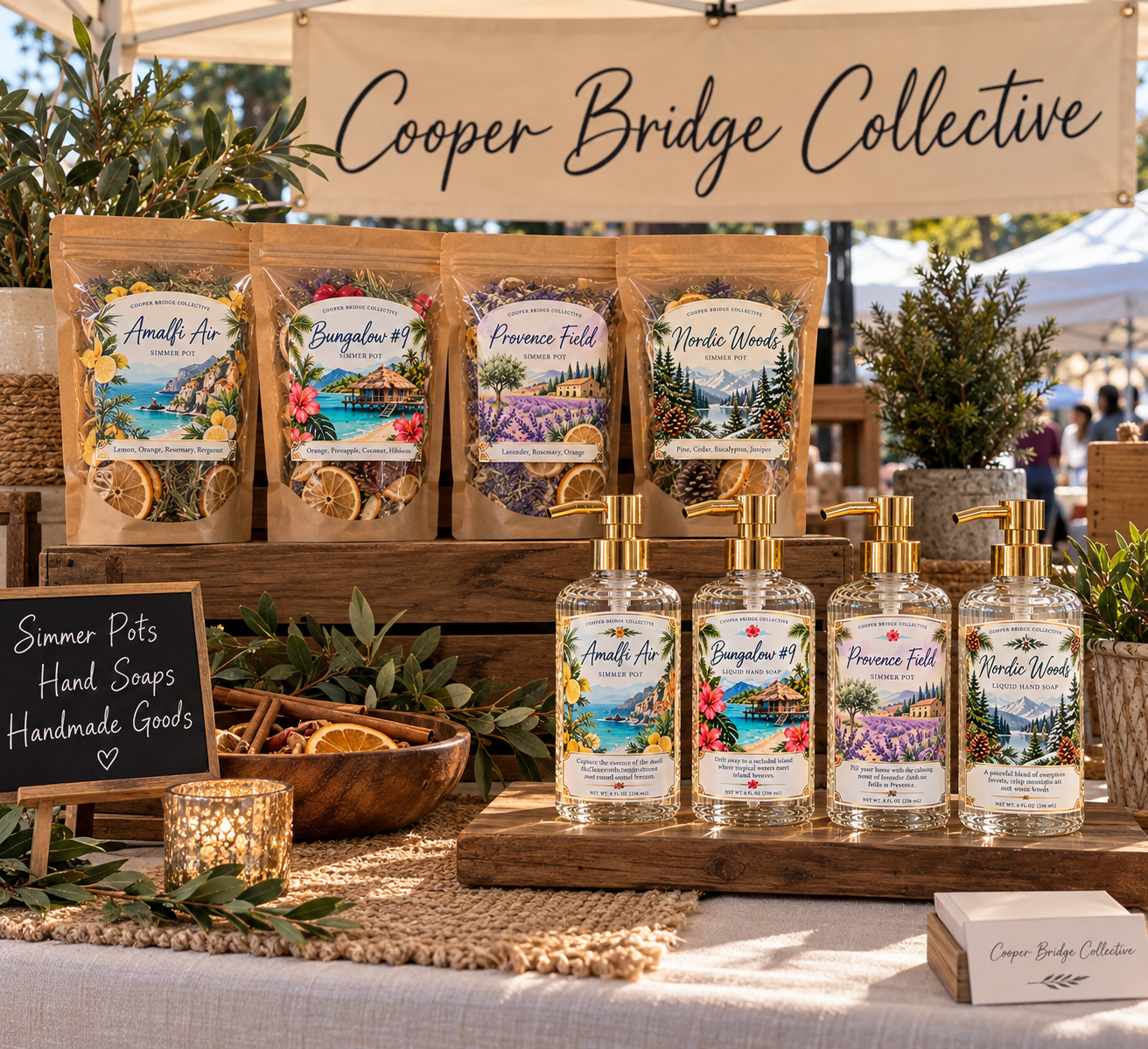 Travel-Inspired Simmer Pots | Natural Stovetop Potpourri, Handmade Home Fragrance & Gifts