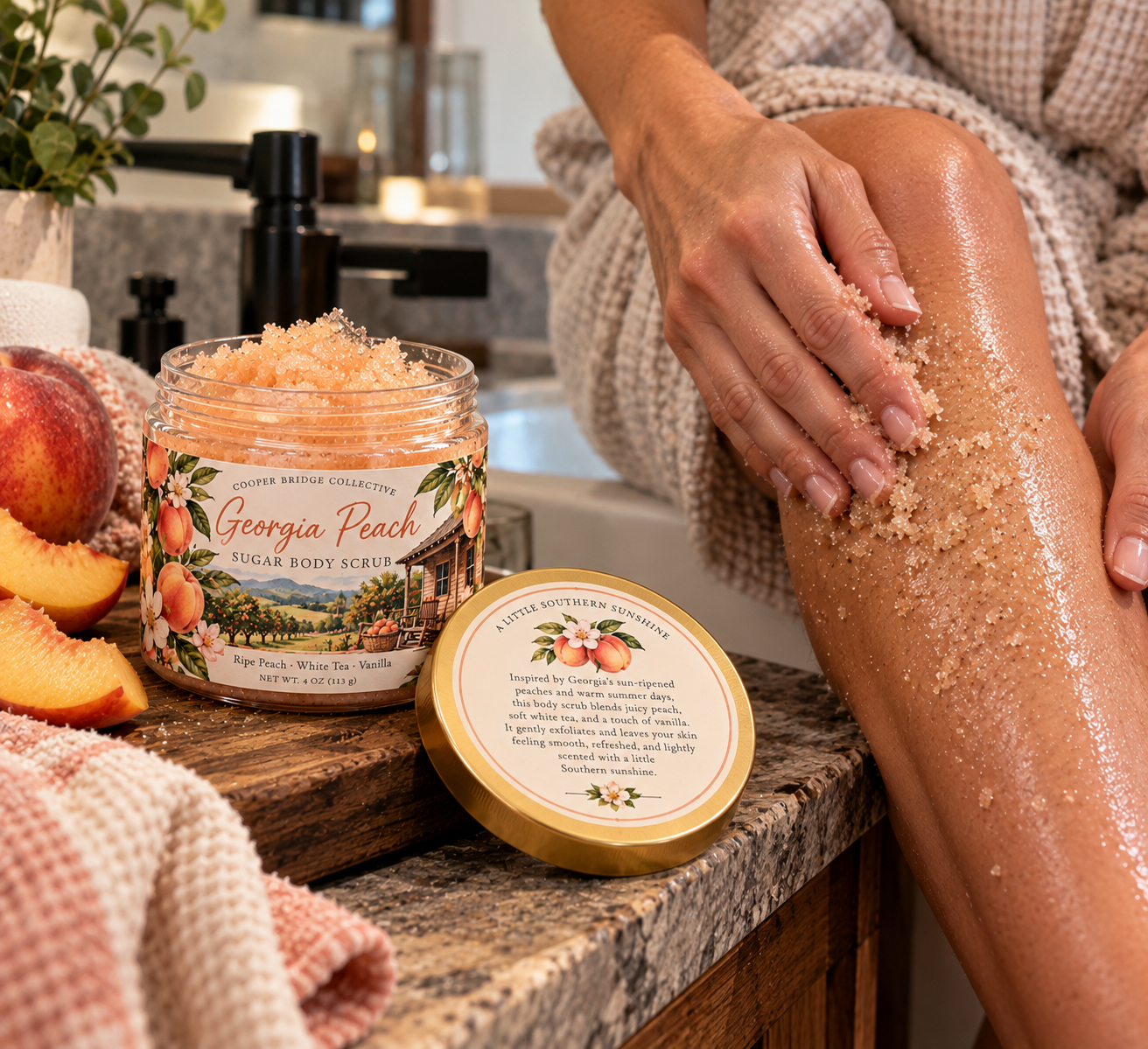 Southern-Inspired Body Scrubs & Body Oils | Handmade Self-Care Collection