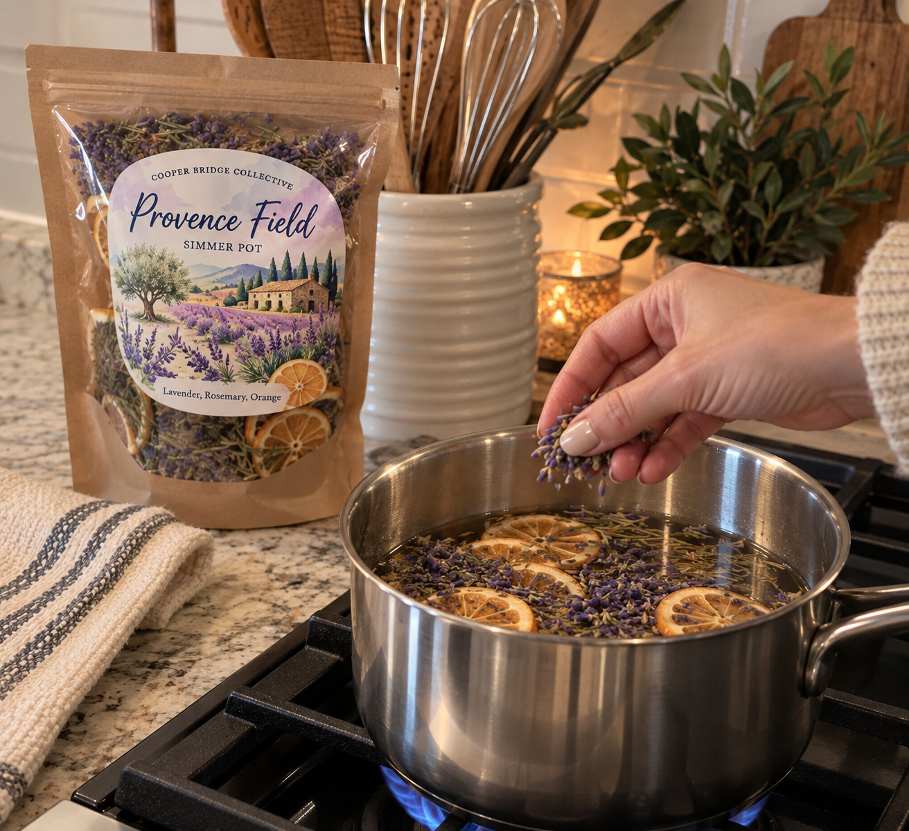 Travel-Inspired Simmer Pots | Natural Stovetop Potpourri, Handmade Home Fragrance & Gifts