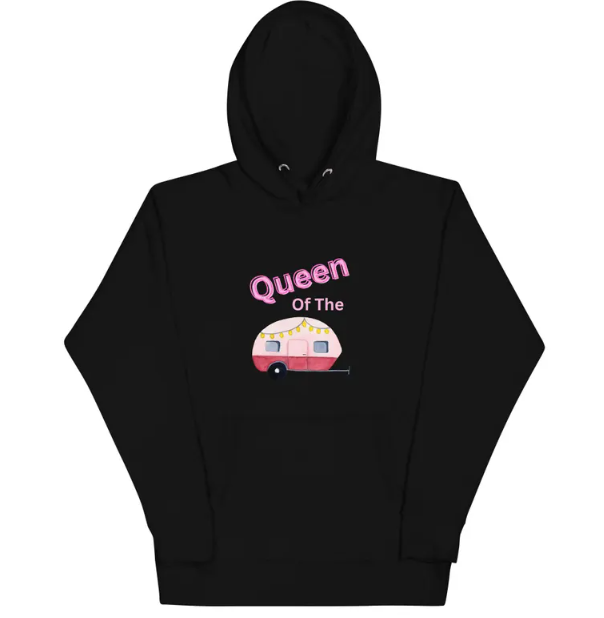 Queen of the Camper Sweatshirt, Funny Camper Hoodie, Camper Lover Gifts, Gifts for Campers