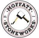 A logo for a company called moffatt stone works