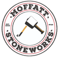 A logo for a company called moffatt stone works
