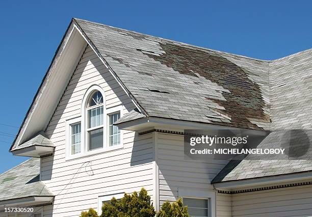 Dameged shingles