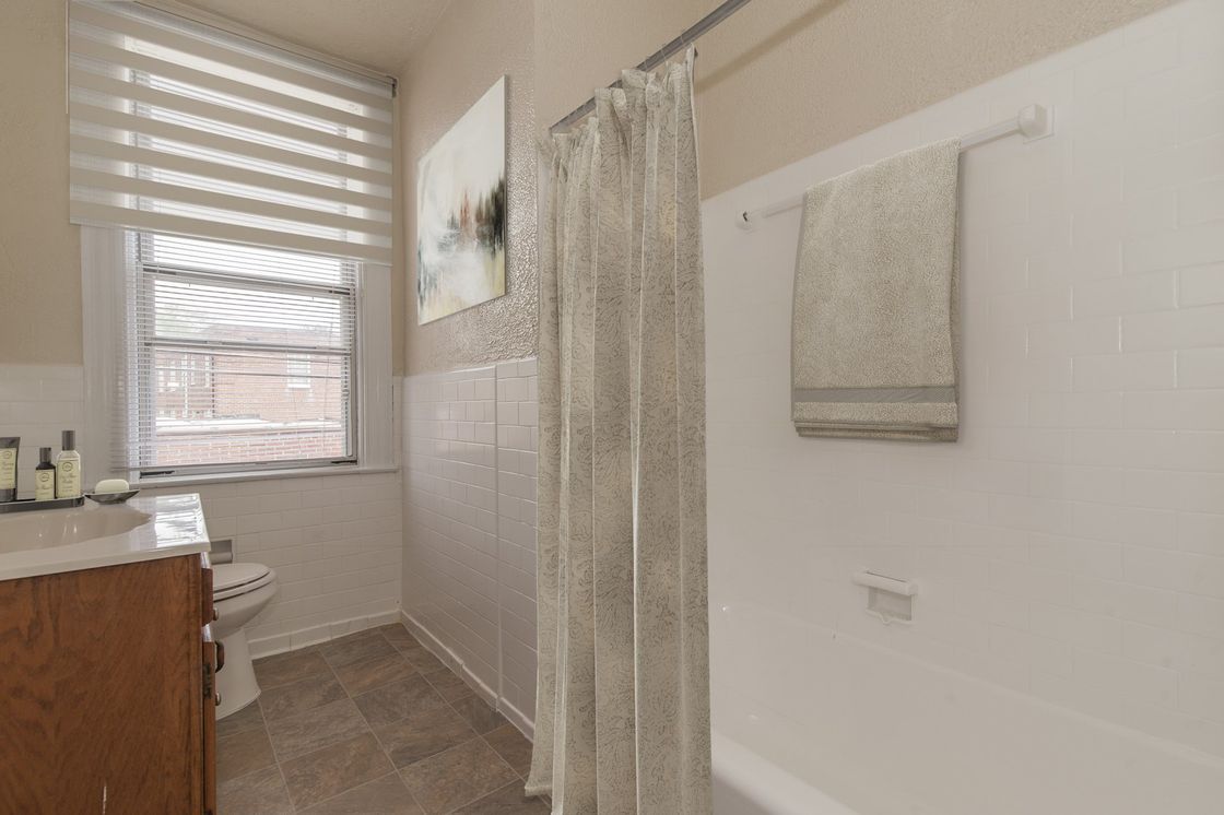 Upgraded bathroom