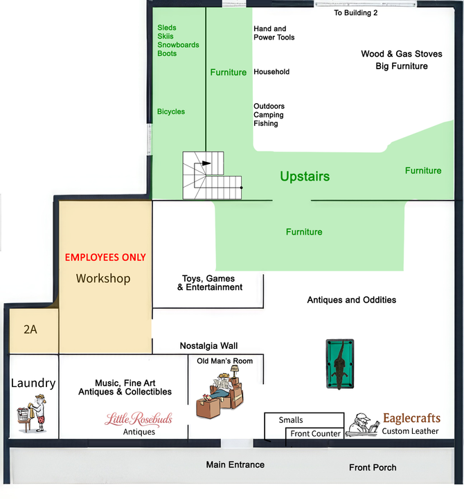 Map of Building 1