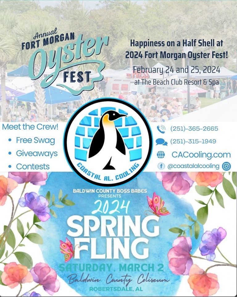 Coastal Alabama Cooling sponsoring the Annual Fort Morgan Oyster Festival .