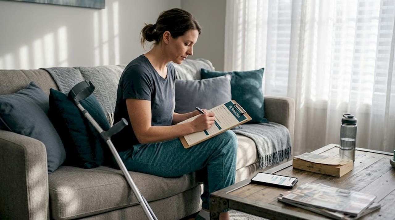 injury recovery process step by step