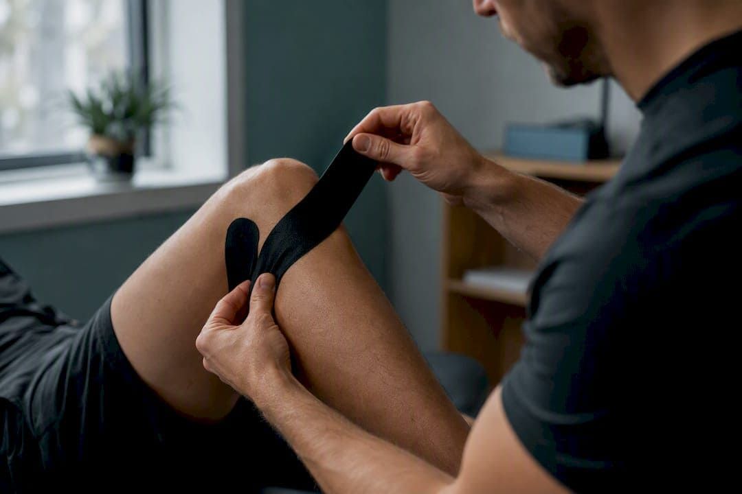 knee pain kinesio tape