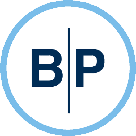 A blue bp logo in a blue circle on a white background.