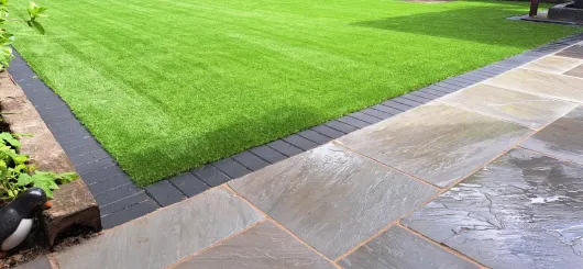 garden patio and paving