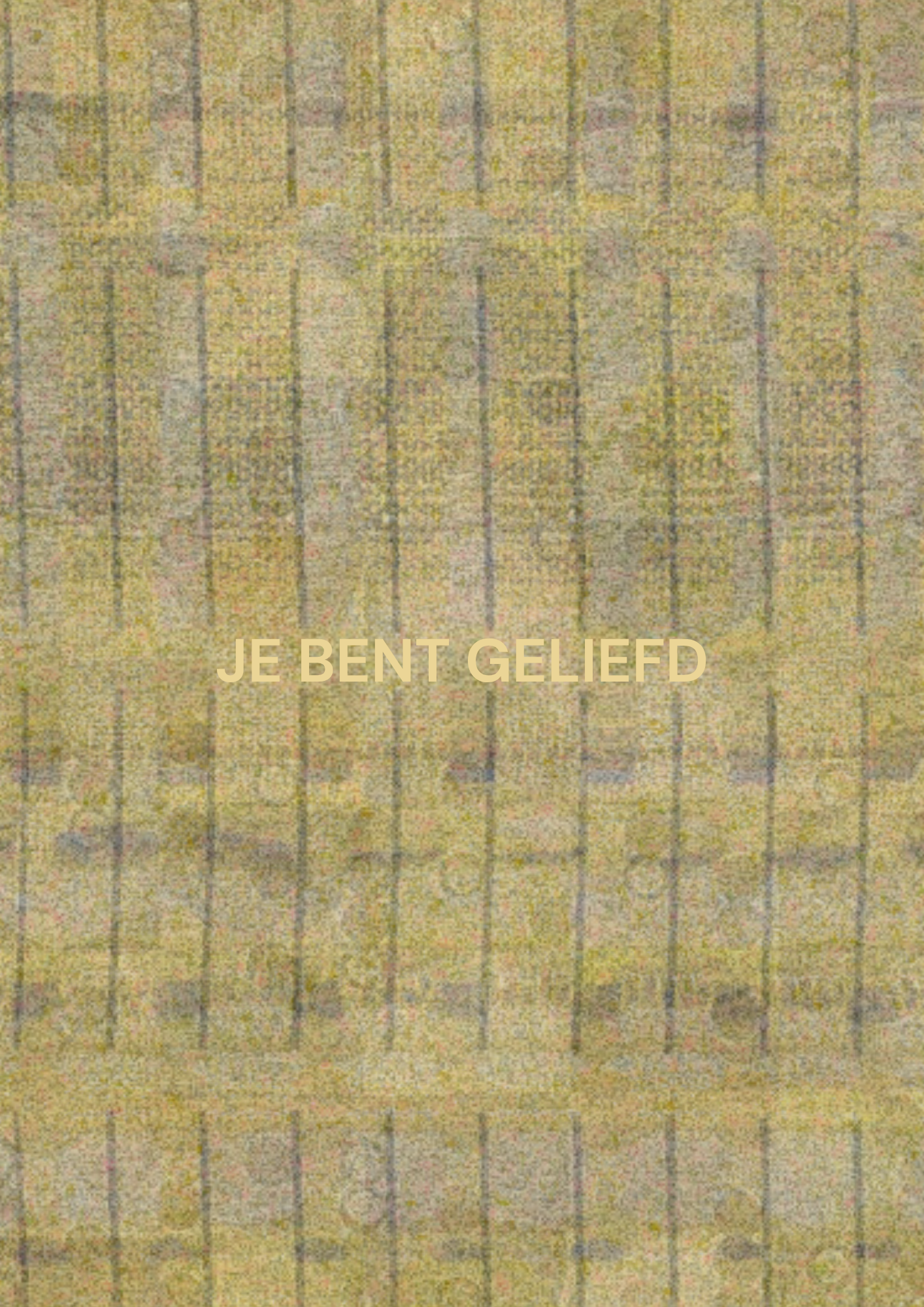 kaartje je bent geliefd