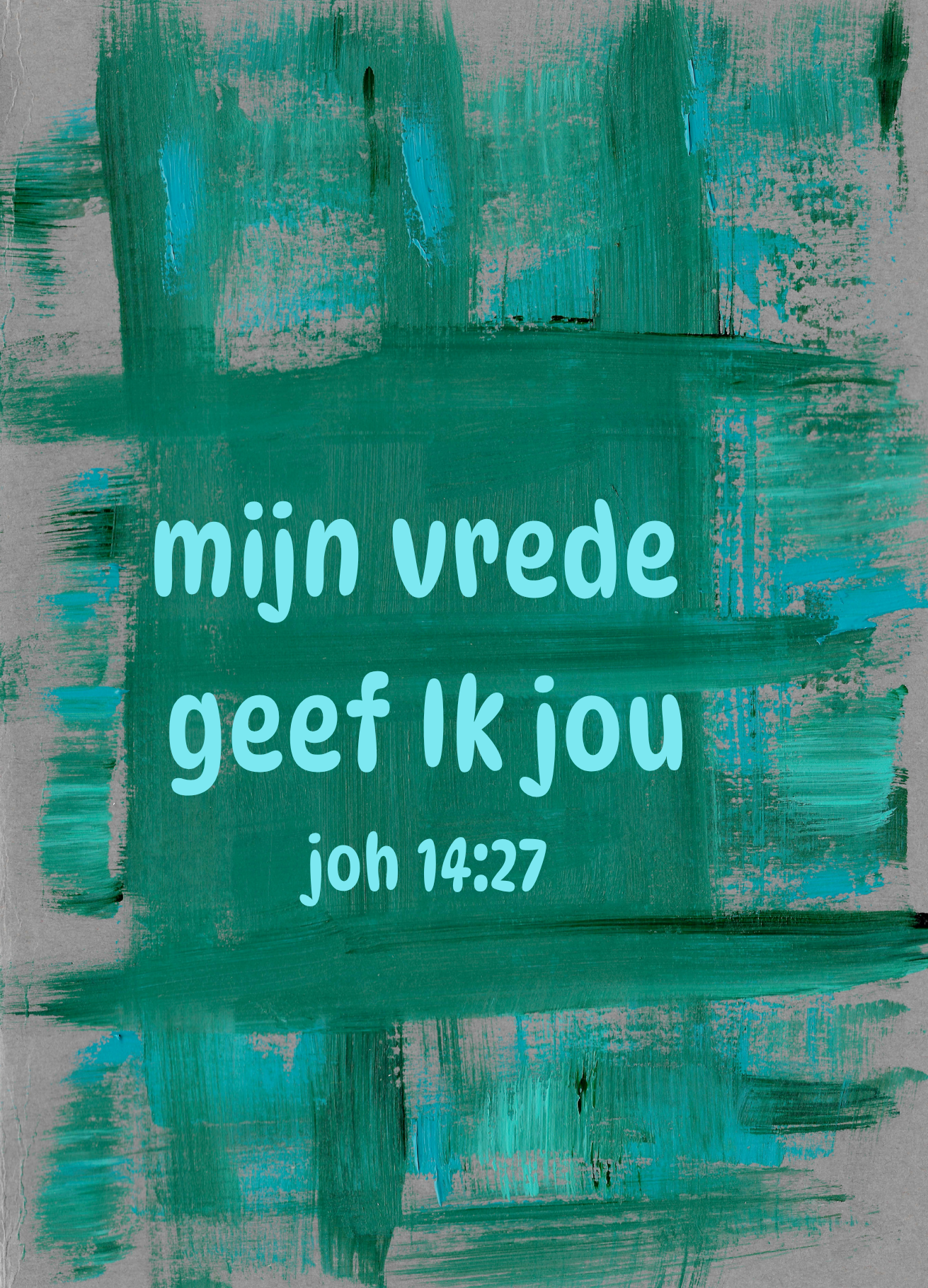 kaartje mijn vrede