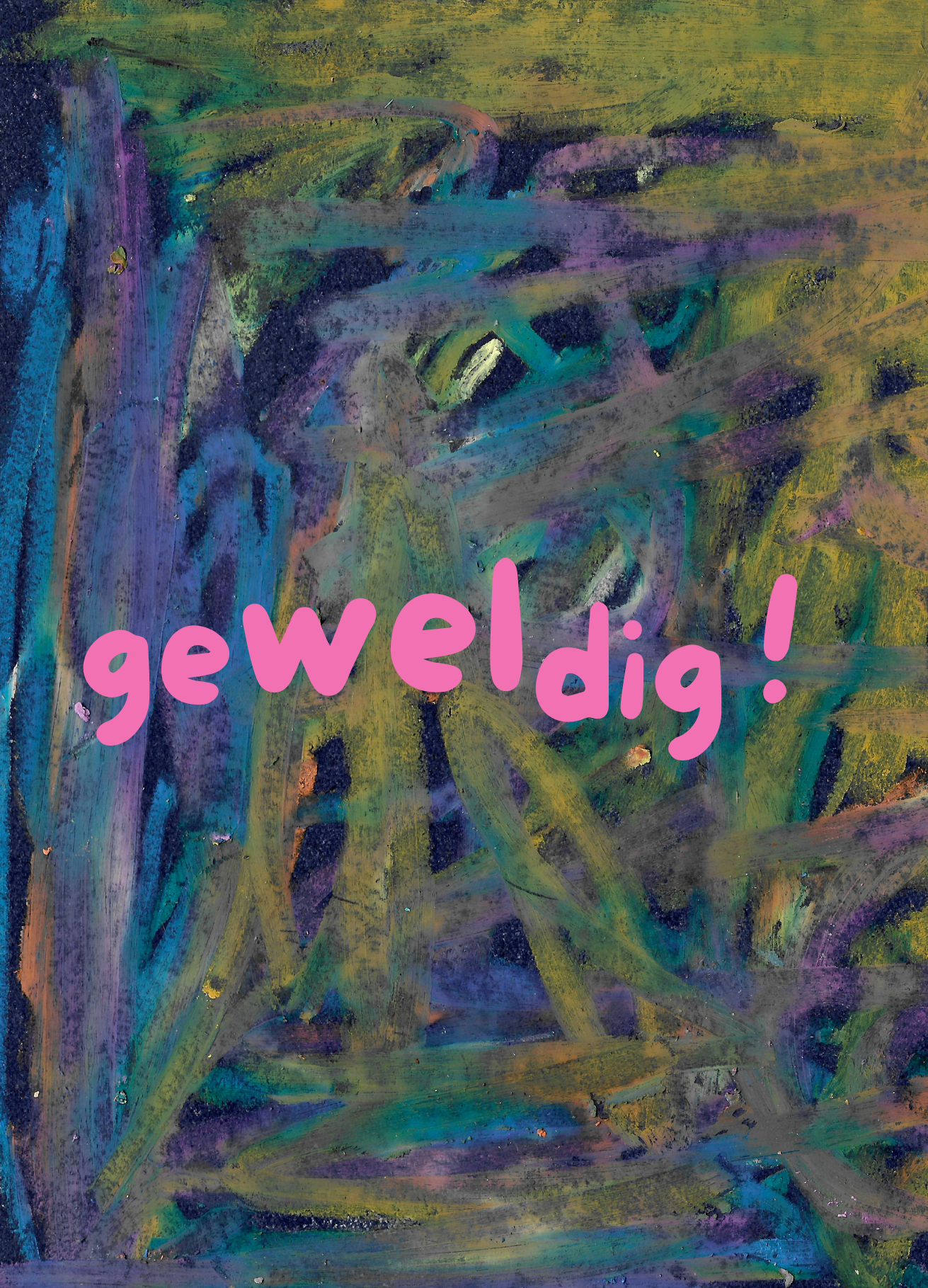 wenskaart geweldig