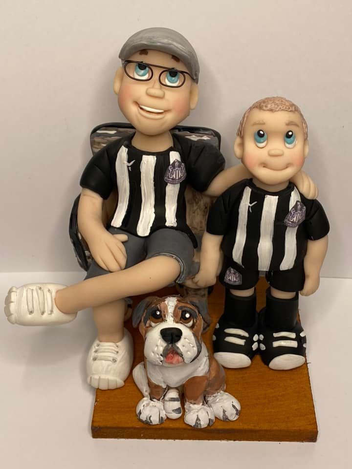 Dad and Son Personalised Figure